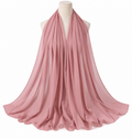 Dusty Rose soft chiffon hijab